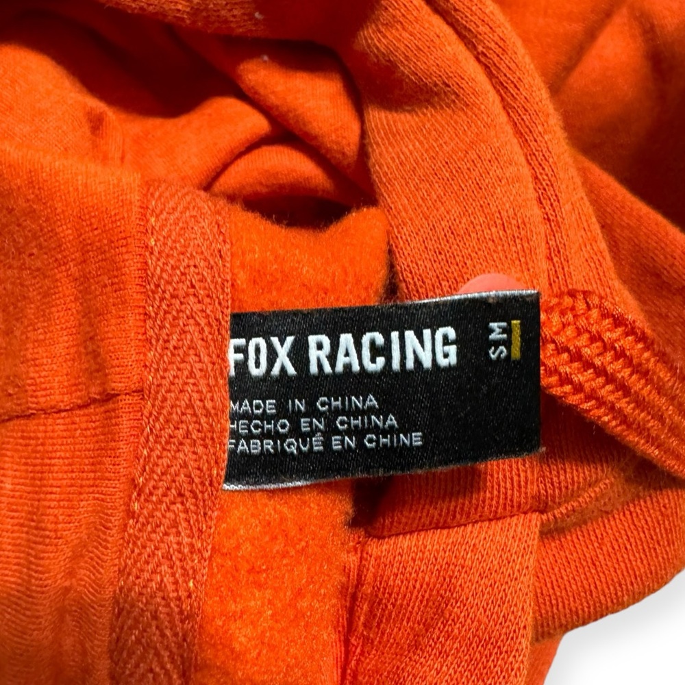 Fox Racing Female Hoodie Size Small - Orange - Picture 4 of 4